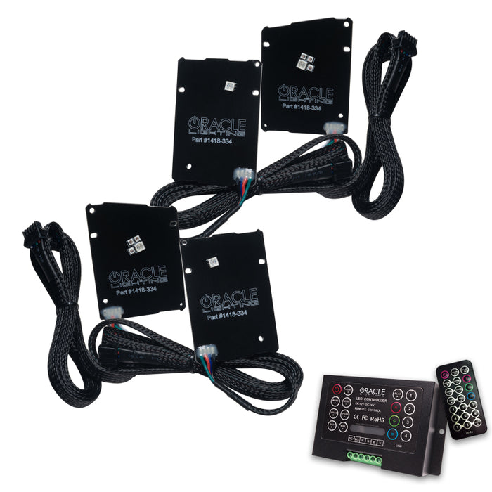 Oracle 19-21 Chevy Camaro LS/LT RGB+A Headlight DRL Kit ColorSHIFT w/ 2.0 Controller SEE WARRANTY 1418-333