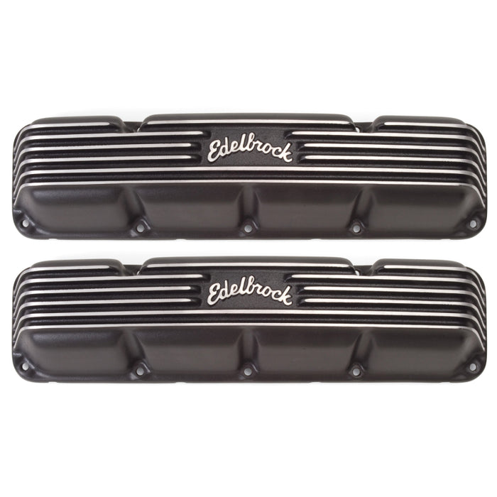 Edelbrock Valve Cover Classic Series AMC/compatible with Jeep 1967-91 290-401 CI V8 Black 41993