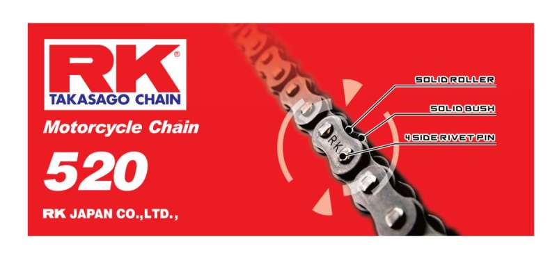 RK Chain RK-M 520-112L Natural 520-112