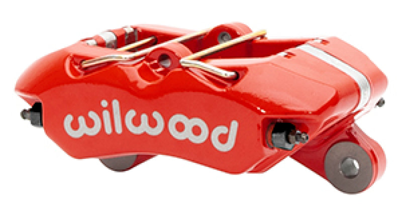 Wilwood Caliper-Forged Dynapro 5.25in Mount/ 4 1.98in Pistons/ .81in x 13.06in. Rotor Red 120-15585-RD