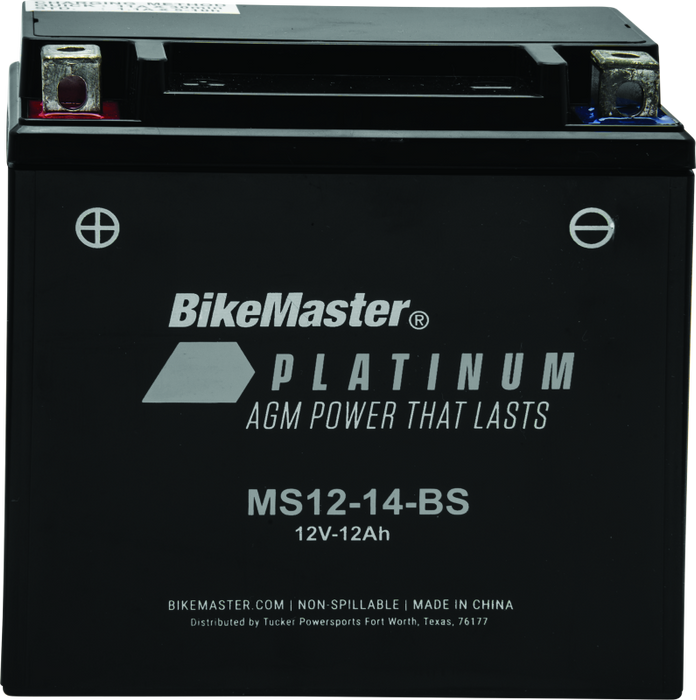 BikeMaster AGM Battery MS12-14-BS 780713