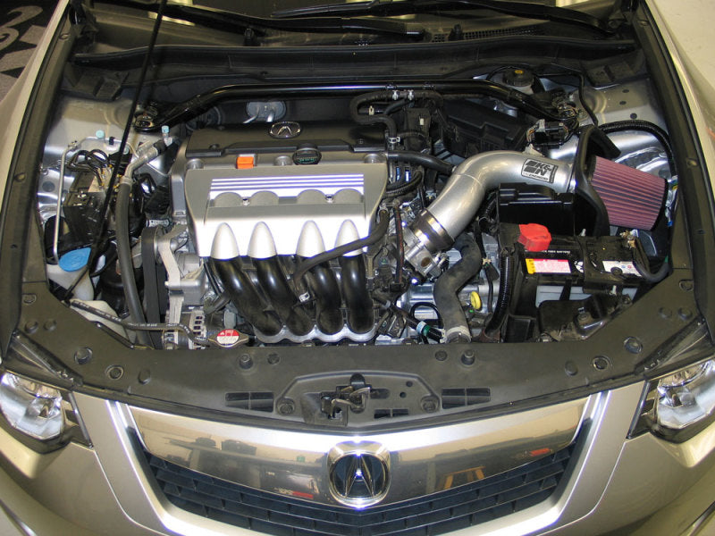 K&N 09 Acura TSX 2.4L Silver Typhoon Intake 69-0026TS