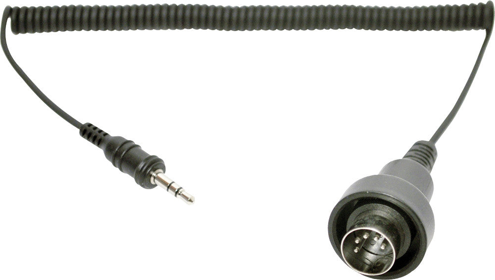 Sena SC-A0121 3.5mm Stereo Jack to 5-Pin DIN Cable for Honda Gold Wing , Black