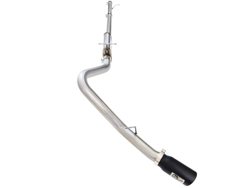 aFe MACHForce XP Exhaust 3in-3.5in SS Single Side Ext CB w/ Black Tip 99-04 Ford F150 V8 5.4L/6.8L 49-43076-B