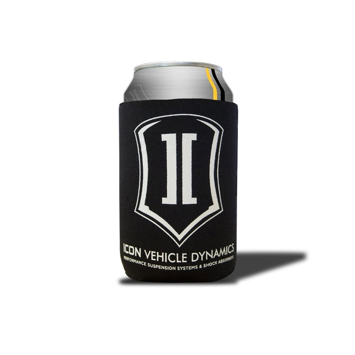 ICON Black Koozie w/Shield ICON-KOOZIE