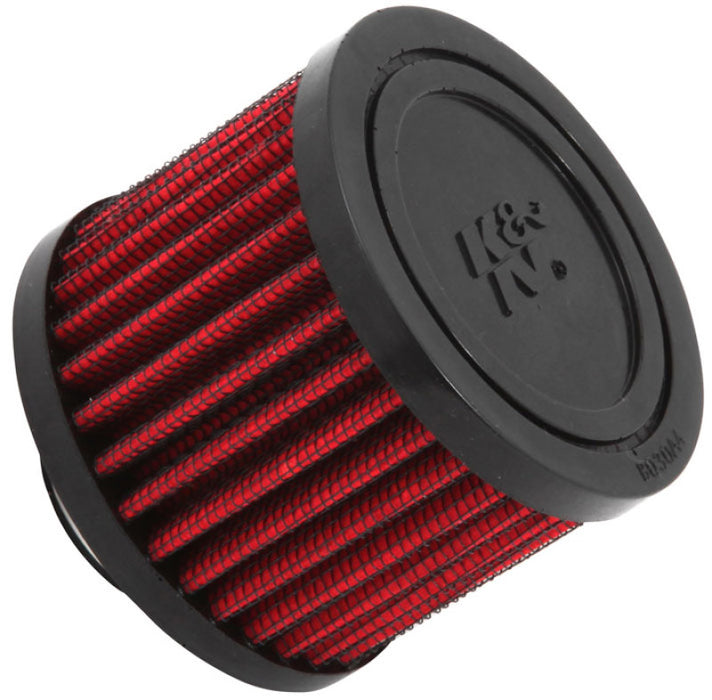 K&N 1 inch ID 3 inch OD 2.375 inch H Rubber Base Crankcase Vent Filter 62-1410