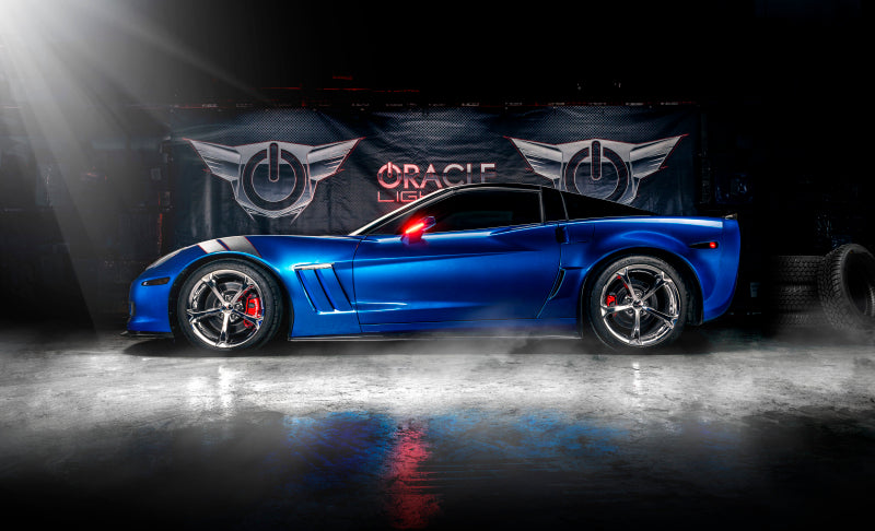 Oracle 05-13 Chevrolet Corvette C6 Concept Side Mirrors Unpainted No Color SEE WARRANTY 3901-504