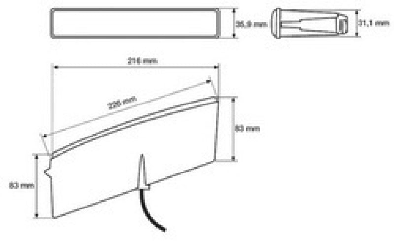 Hella LEDayLine Daytime Running Light Kit 10043801