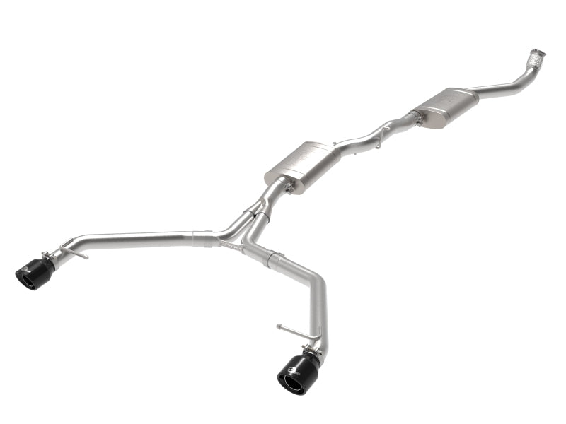 afe MACH Force-Xp 13-16 Audi Allroad L4 SS Cat-Back Exhaust w/Black Tips 49-36438-B