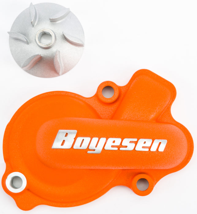 Boyesen WPK-45O Orange Supercooler Water Pump Cover and Impeller Kit