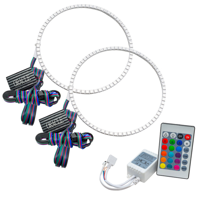 Oracle compatible with Jeep Wrangler JL/JT LED Surface Mount Headlight Halo Kit w/ Simple Controller SEE WARRANTY 1214-504