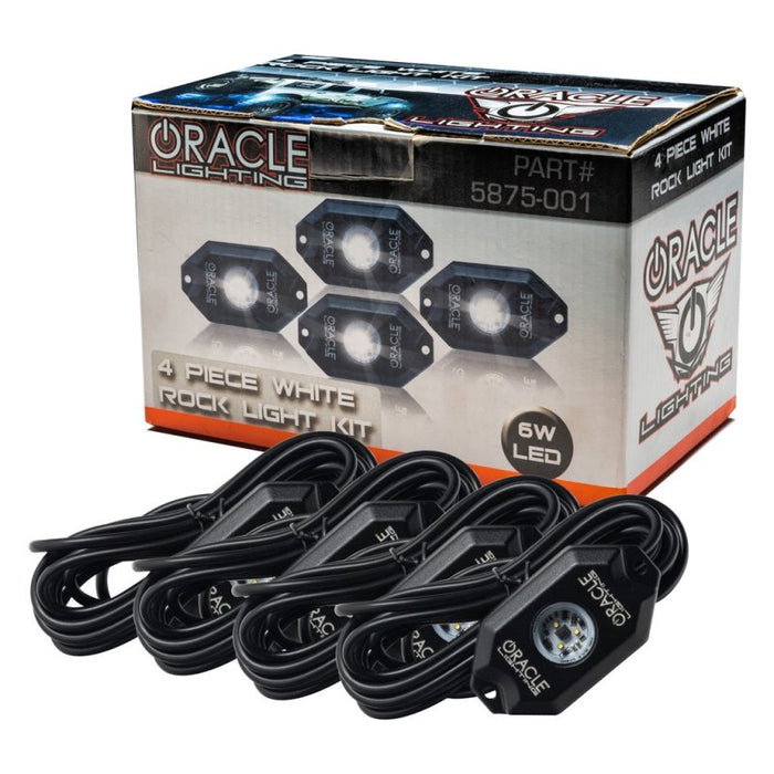 Oracle Underbody Wheel Well Rock Light Kit White (4PCS) 5000K SEE WARRANTY 5875-001