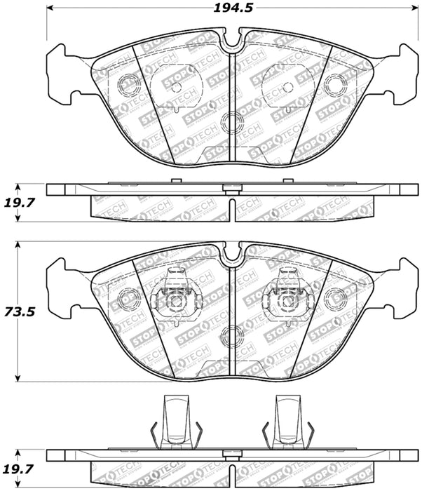 StopTech Street Touring Brake Pads 308.0682