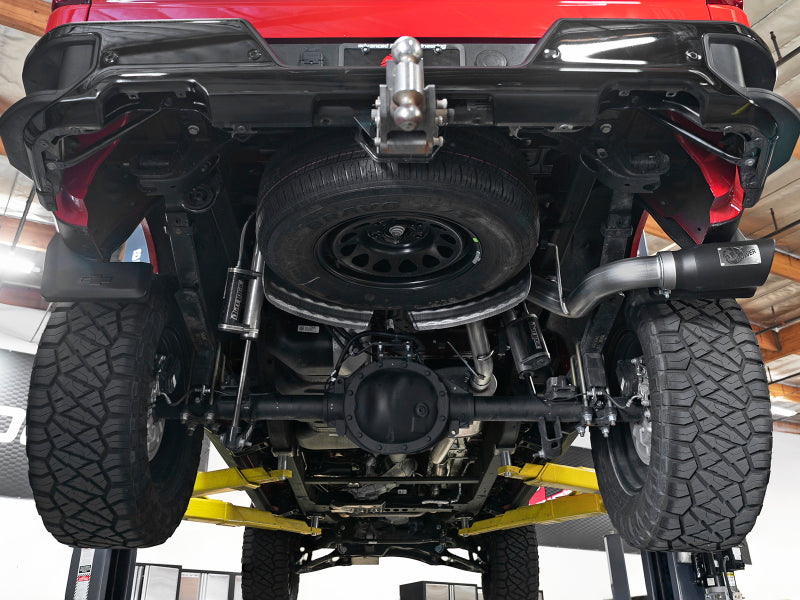 afe Apollo GT Series 2019 GM Silverado/Sierra 1500 4.3L/5.3L 409 SS CatBack Exhaust System w/Blk Tip 49-44107-B