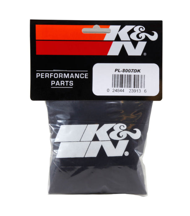 K&N Air Filter Wrap Drycharger Round Straight Black for Polaris Ranger PL-8007DK