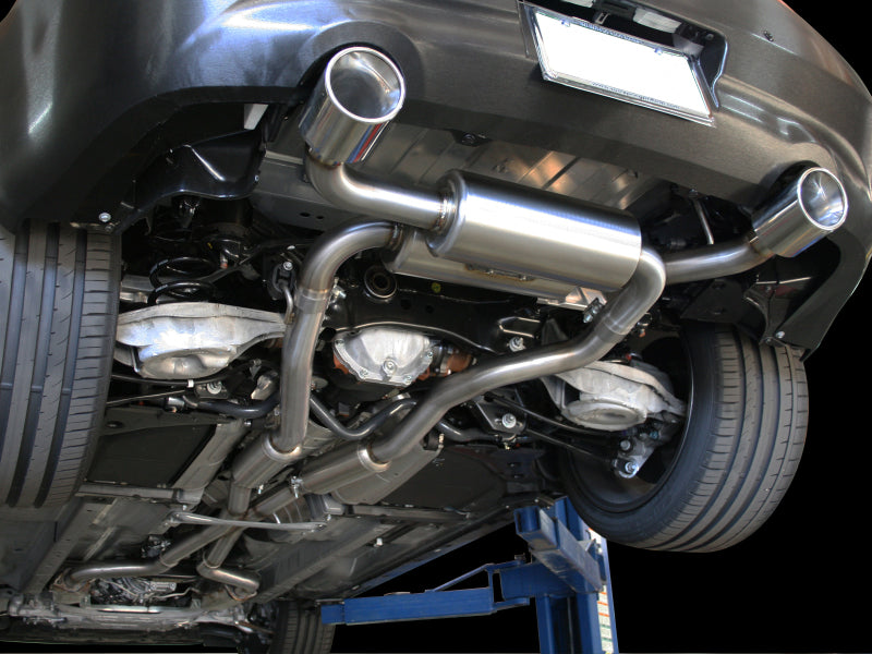 aFe Takeda 2-1/2in 304SS Cat-Back Exhaust Compatible with Infiniti G37 08-13/Q60 14-15 V6-3.7 w/ Polished Tips 49-36103-P