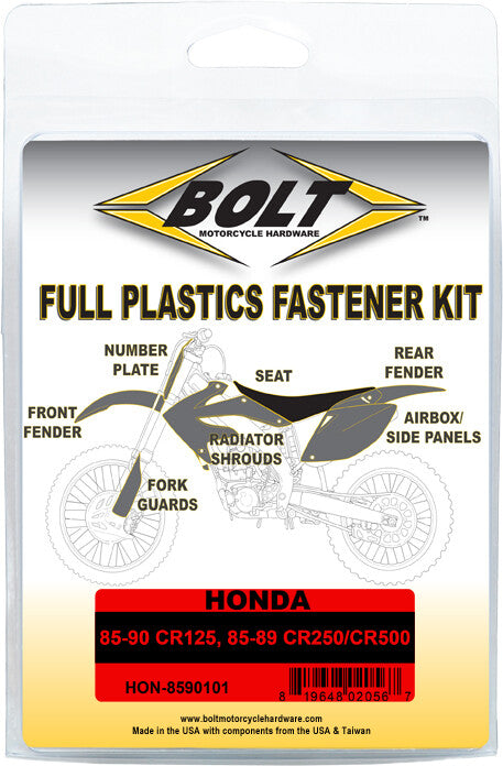 Bolt MC Hardware HON-8590101 Honda Body Work Fastener Kit