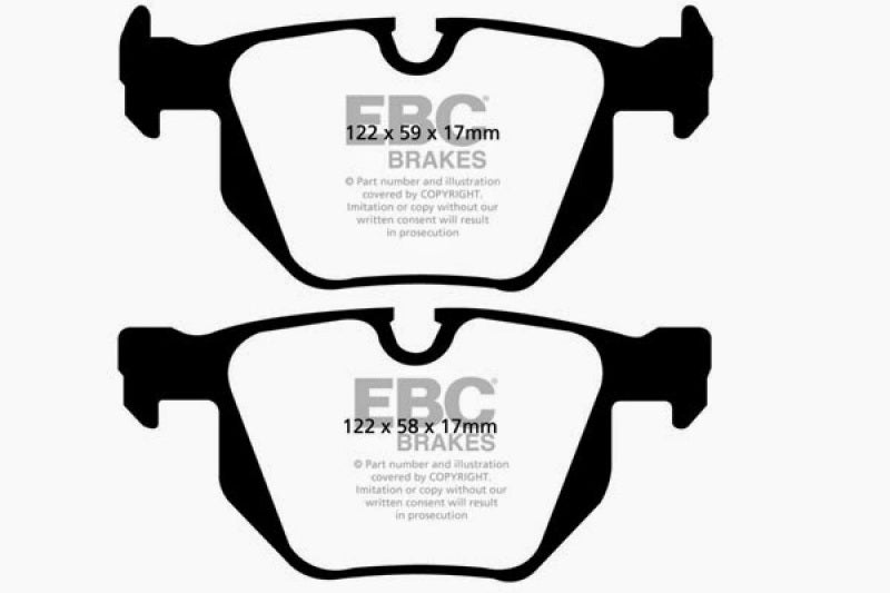 EBC 04-10 BMW 525i E60 Bluestuff Rear Brake Pads DP51494NDX