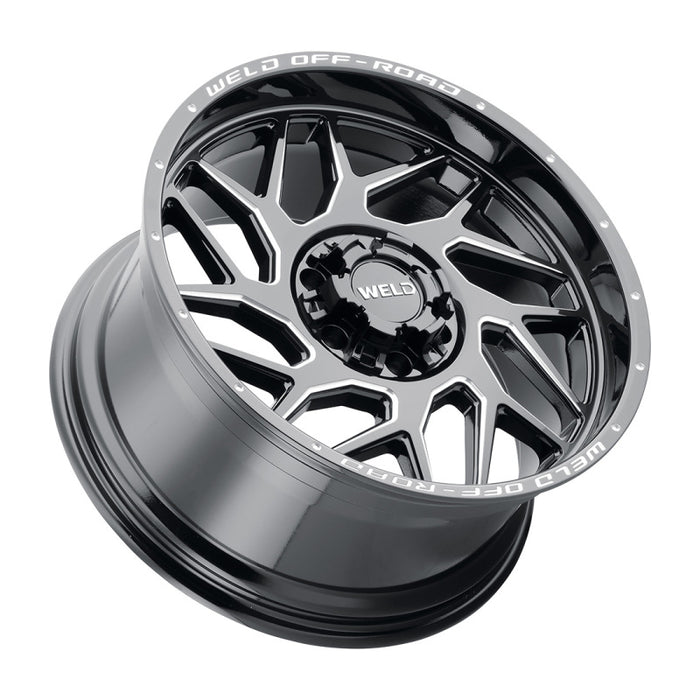 Weld Off-Road W117 20X10 Fulcrum 5X139.7 5X150 ET13 BS6.00 Gloss Black MIL 110.2 W11700070600