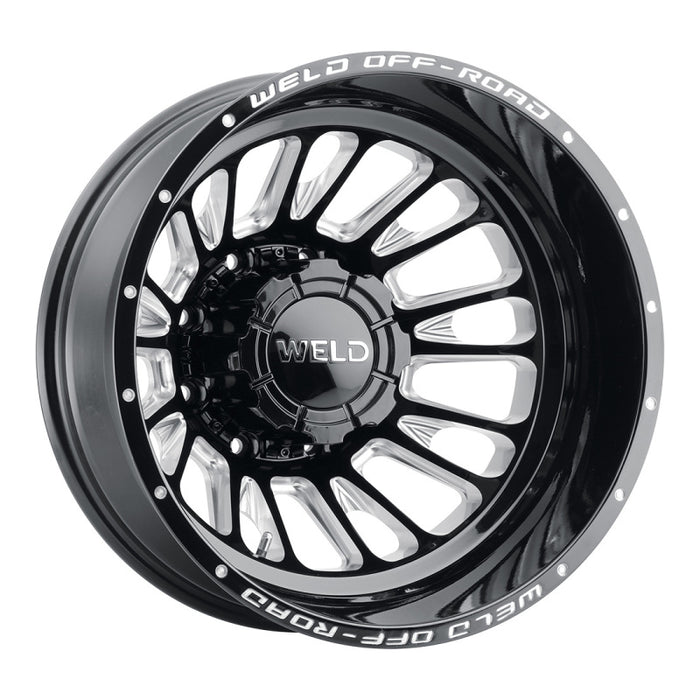 Weld Off-Road W121 20X8.25 Scorch Outer 8X165.1 ET-265 BS-5.67 Gloss Black MIL 121.6 W12108280N56