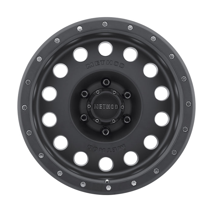 Method MR307 Hole 17x8.5 0mm Offset 6x5.5 108mm CB Matte Black Wheel MR30778560500