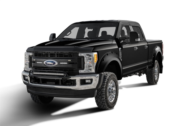 Bushwacker 17-20 Ford F-250 Super Duty / F-350 Super Duty Pocket Style Flares 4pc Agate Black Met 20942-32