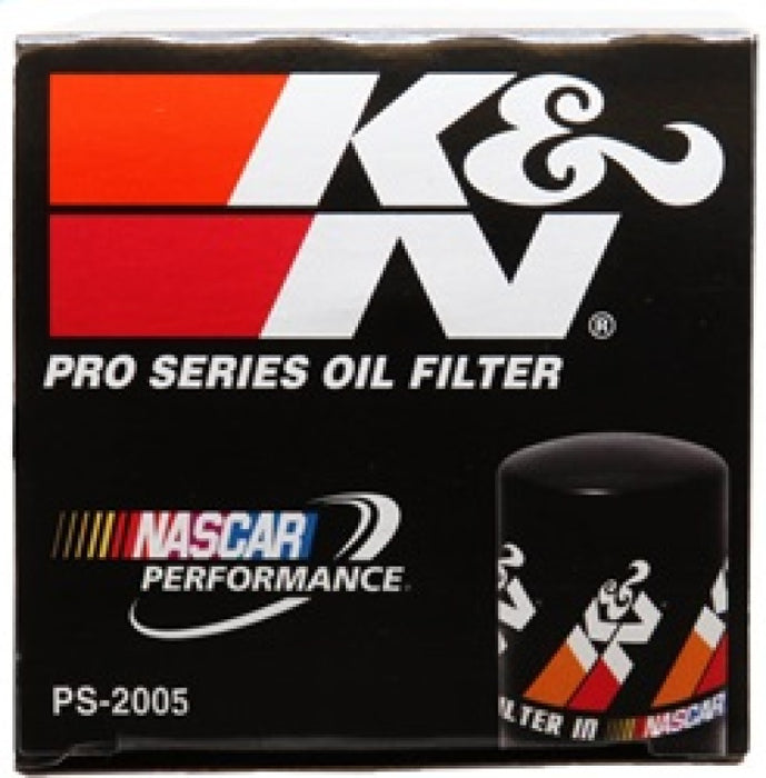 K&N Oil Filter Compatible with Nissan/Ford/Toyota/Audi/Chevy/Subary/VW/Porsche/BMW 3in OD x 5.063in H PS-2005