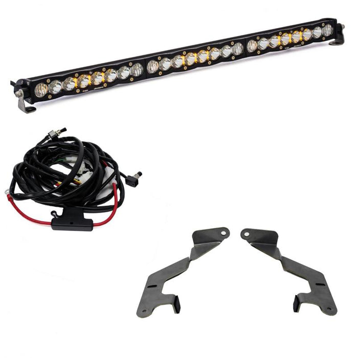Baja Designs 2014+ 30in Grille LED Light Bar Kit For Toyota Tundra S8 Driving Combo 447160