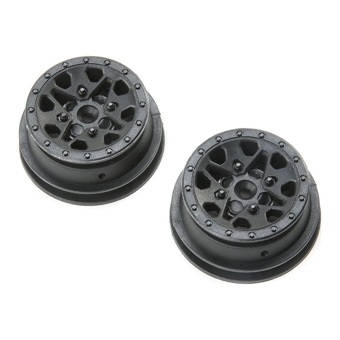 Axial 1.2 1.55 Can-Am Maverick X3 Wheel Black 2pcs AXI31595 Elec Car/Truck Replacement Parts