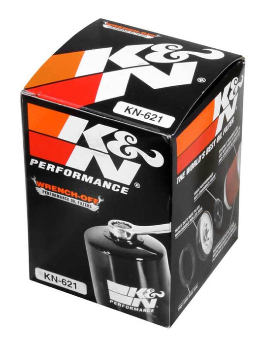 K&N Motorcycle Oil Filter: High Performance, Premium, Designed to be used with Synthetic or Conventional Oils: Fits Select Artic Cat Vehicles, KN-621