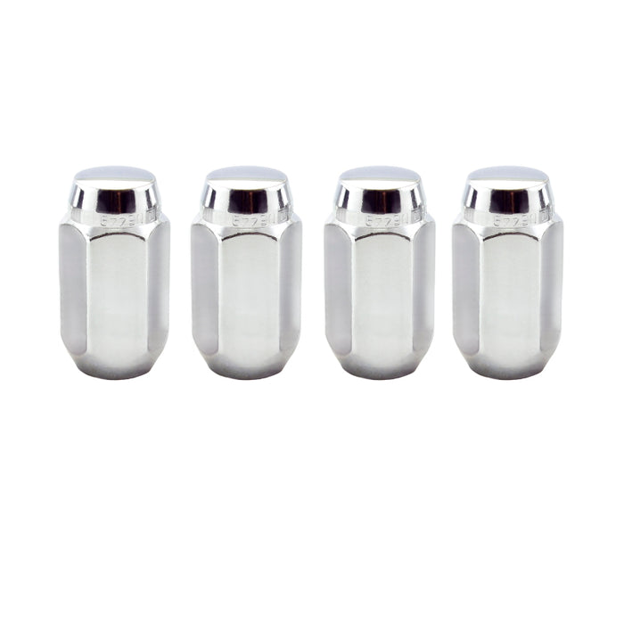 McGard Hex Lug Nut (Cone Seat) 9/16-18 / 7/8 Hex / 1.75in. Length (4-Pack) Chrome 64008