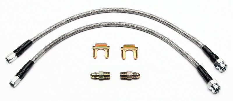 Wilwood Flexline Kit Front 1995-98 Compatible with Nissan 240SX w/ FSL4 Caliper 220-9199