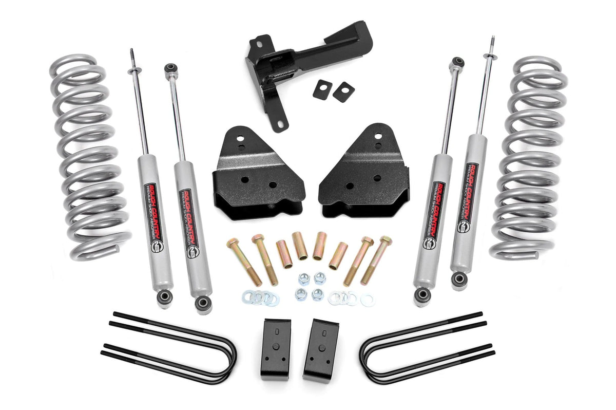Rough Country 3 Inch Lift Kit N3 Front Gas Coils Fits Ford F-250 Super Duty (17-22) 50222