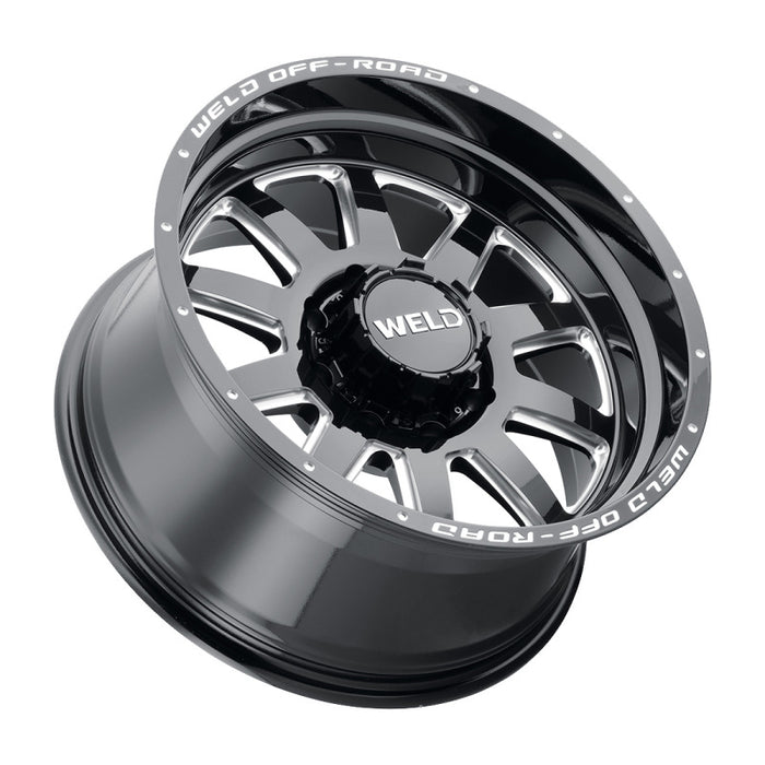 Weld Off-Road W102 20X9.0 Stealth 8X180 ET00 BS5.00 Gloss Black MIL 124.3 W10209018500