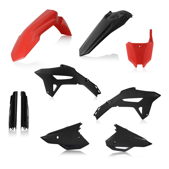 Acerbis Full Plastic Kits For Honda - Red/Black (2858921042)