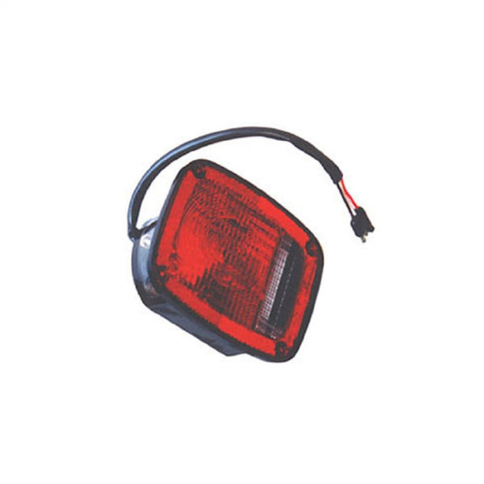 Omix Left Black Tail Lamp 76-80 compatible with Jeep CJ Models 12403.03