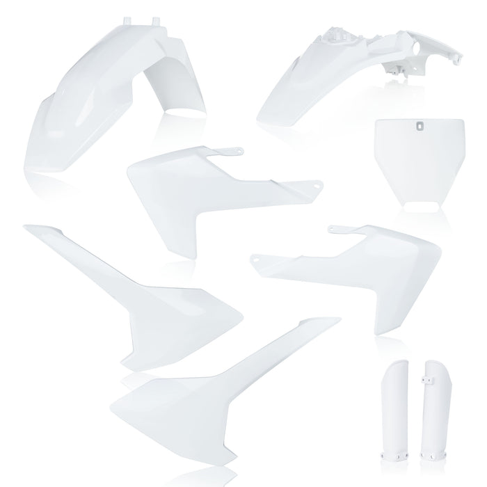 Acerbis Full Plastic Kit (WHITE) For 17-22 HUSQVARNA TC65