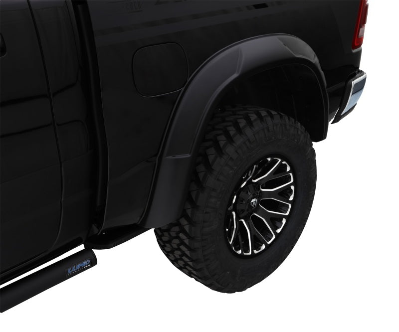 Bushwacker 19-22 Ram 1500 (Excl. Rebel/TRX) 76.3 & 67.4in Bed DRT Style Flares 4pc Blk / Smooth 50934-02