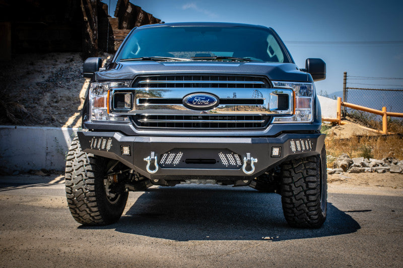 DV8 Offroad 2018+ Ford F-150 Front Bumper w/ Light Holes FBFF1-08