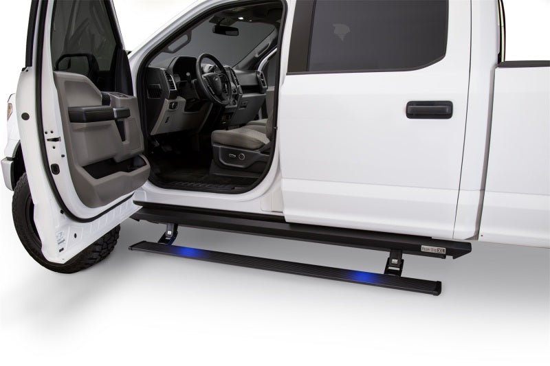 AMP Research 2015-2018 Ford F-150 SuperCrew PowerStep XL Black 77151-01A