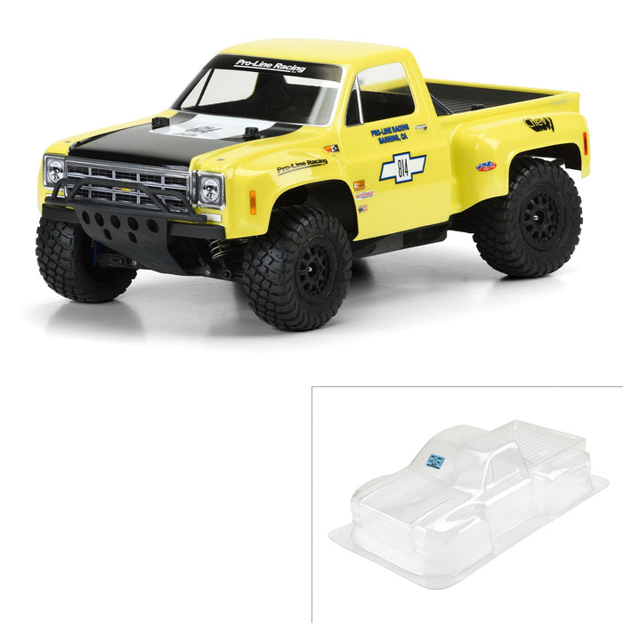 Proline Racing PRO351000 1978 Chevy C10 Race Truck Clear Body for Slash 2WD 4 x 4 in.