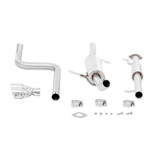 Mishimoto 14-16 Ford Fiesta ST 1.6L 2.5in Stainless Steel Resonated Cat-Back Exhaust w/ Polish Tips MMEXH-FIST-14RP