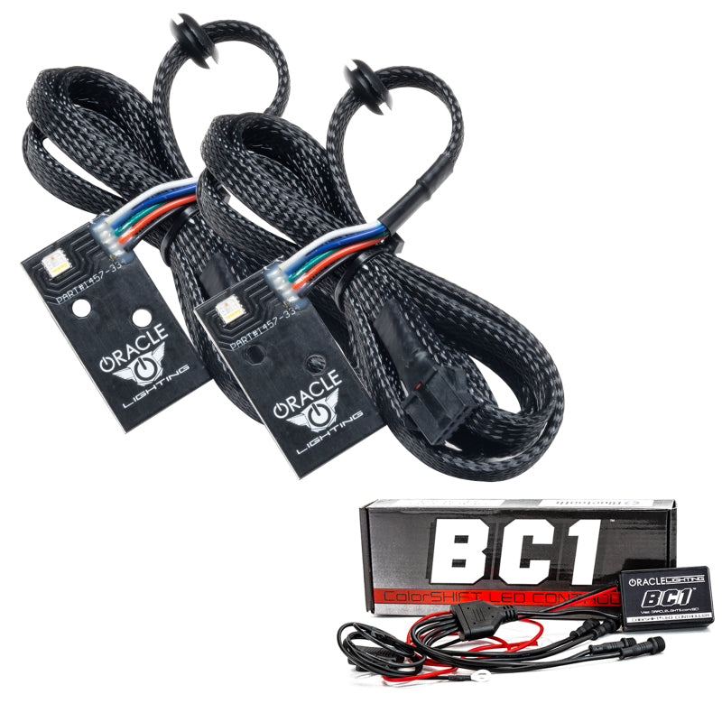 Oracle 14-21 Fits Infiniti Q50 RGB+W Headlight DRL Upgrade Kit Colorshift W/ BC1 Cntrl See Warranty 1457-335