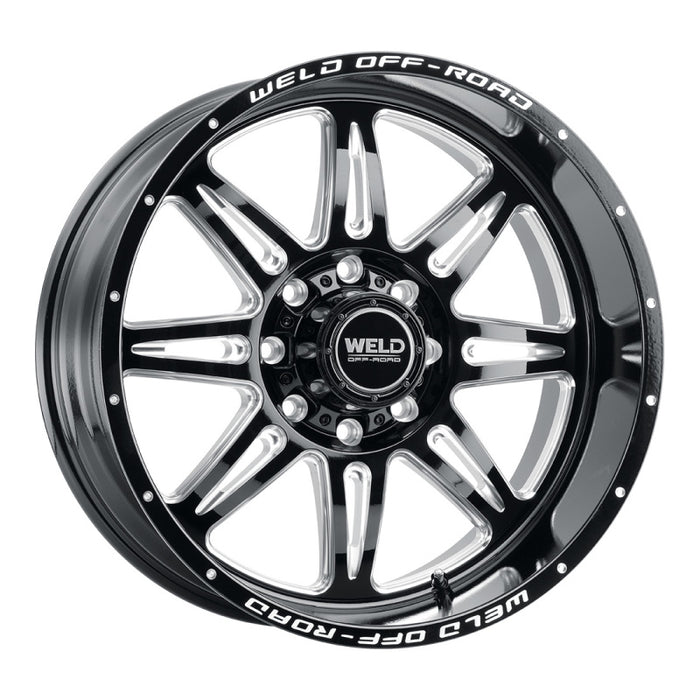 Weld Cheyenne W132 Series 20x10 / 8x170 BP / -18 Offset / 4.75 BS / 125.1 Bore Gloss Black MIL W13200017475