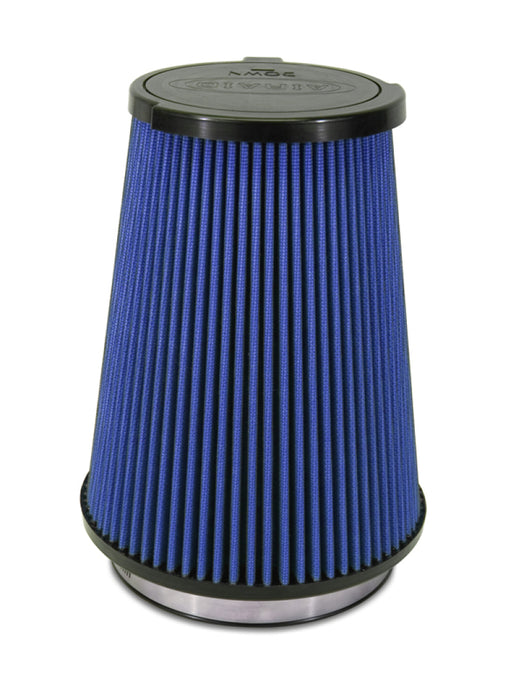 Airaid 10-14 Ford Mustang Shelby 5.4L Supercharged Direct Replacement Filter Oiled / Blue Media 860-512