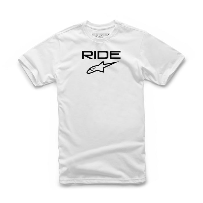 Alpinestars Unisex-Adult Ride 2.0 Tee-White/Black (X-Large) (Multi, One Size)