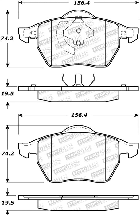 StopTech Street Brake Pads 308.0687