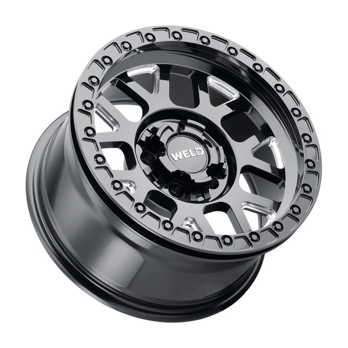 Weld Off-Road W902 17X9.0 Cinch Beadlock 5X127 5X139.7 ET-12 BS4.50 Gloss Black MIL 87.1 W90279057450