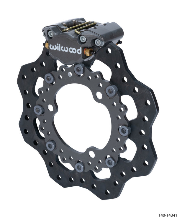 Wilwood Dynapro Single Front Kit 11.75in Dirt Modified 11.75in Scalloped Steel Rotor 140-14341