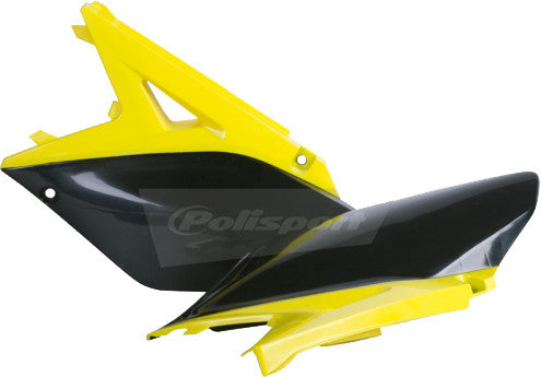 Polisport Side Panel Set (YELLOW/BLACK) For 10-18 SUZUKI RMZ250